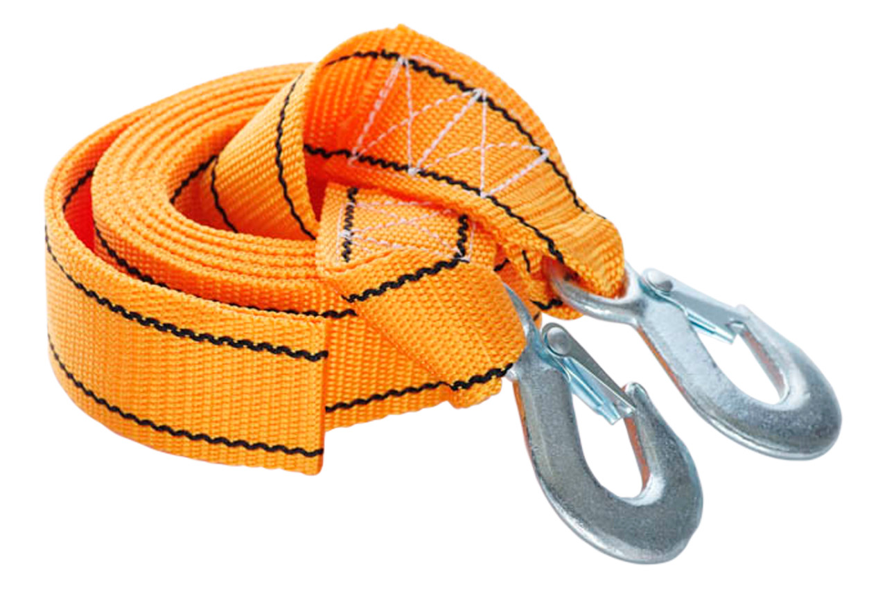 Трос буксирувальний Сила 3 т x 4.5 м x 50 мм блістер (284033), фото 1