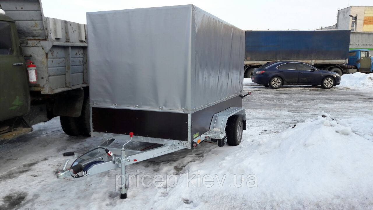 Причіп бортовий двосний торсійний 3 м х 1,55 м. Каркас + тент. Гальма 2,7т!