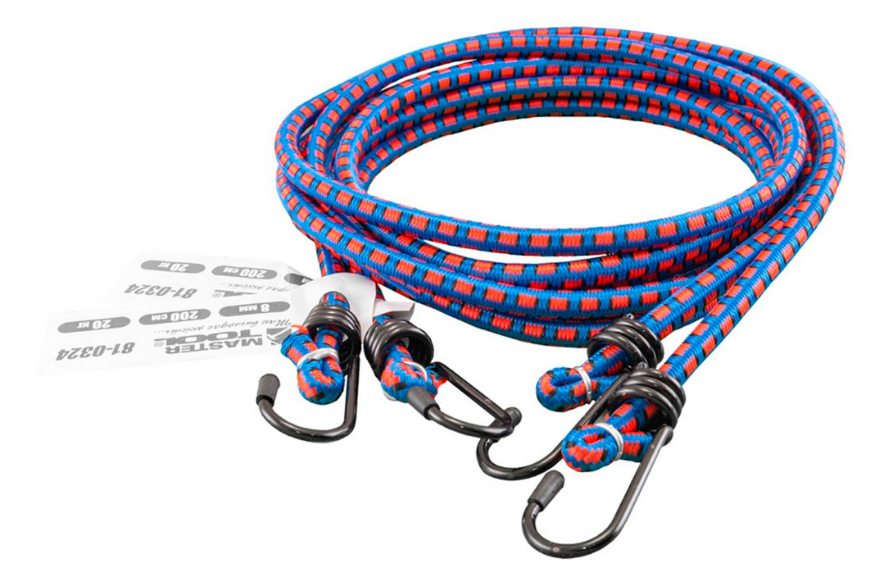 Резинки багажні Mastertool 8 x 2000мм (2шт) (81-0324), фото 1