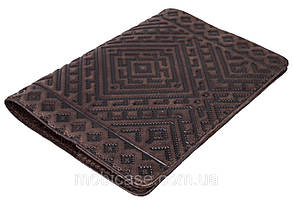 Обкладинка для паспорта VIP (антик темний шоколад) тиснення "Слов'янський орнамент", фото 3