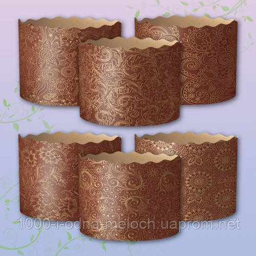 Паперова форма для випікання Паски "Італія" 130х85 (500г)