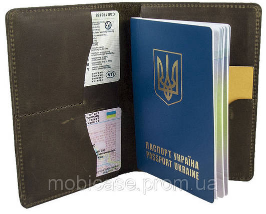 Портмоне "CLASSIC" VIP (антик оливковий), фото 1