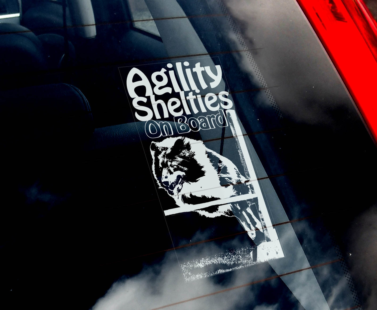 Agility Shelties (Ловка лушпиння в машині) стикер
