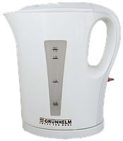 Чайник електричний GRUNHELM EKP-2217I (білий) 1,7 л, 2200 Вт, спіральний