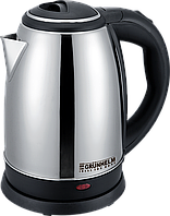 Чайник електричний GRUNHELM EKS-2018 (метал) 1,8 л, 2000 Вт, дисковий