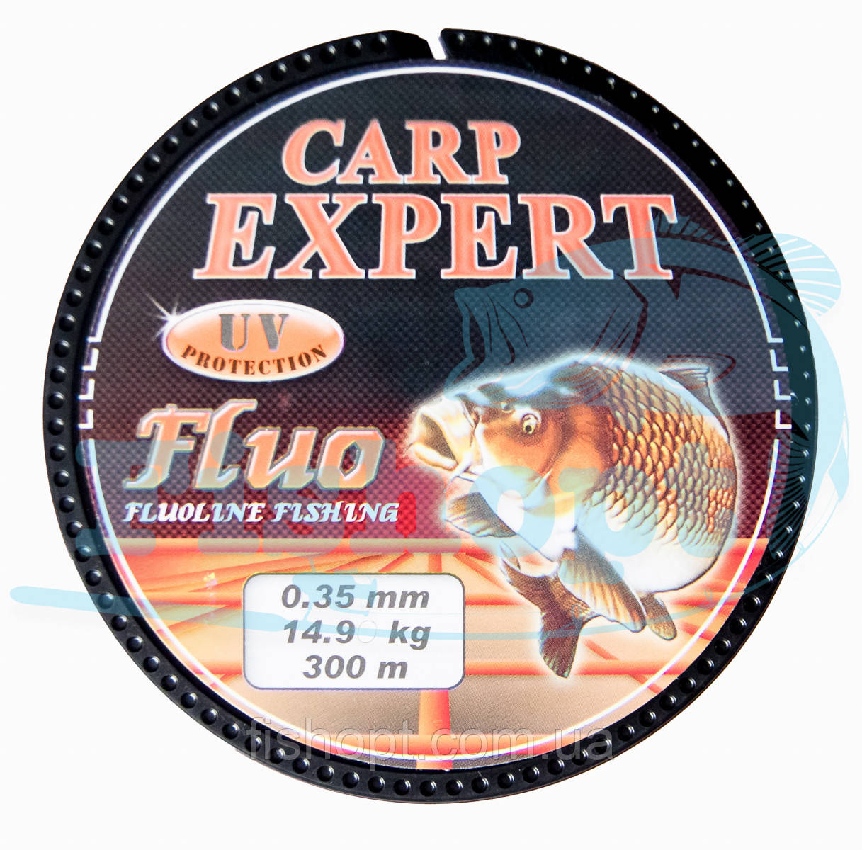 Коропова волосінь Carp Expert Fluo Orang 0,30 mm 300m