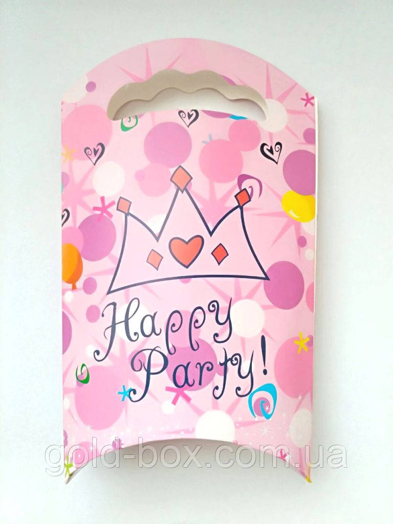 Коробочка для подарка "Happy Party" - фото 2 - id-p498286945