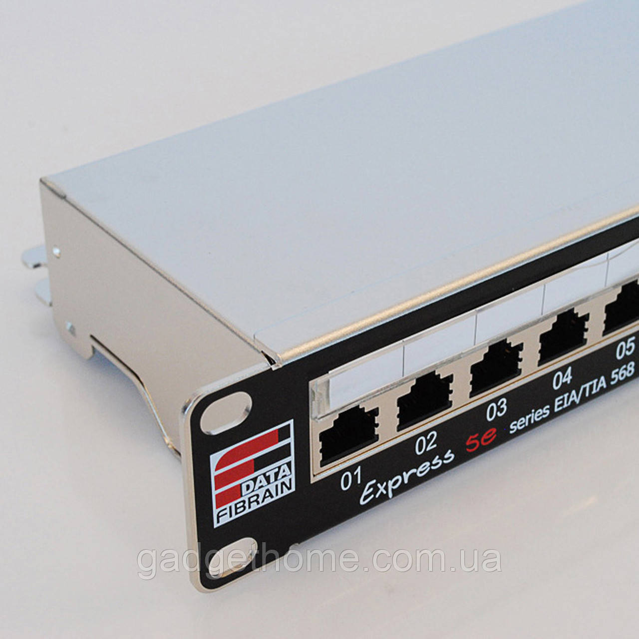 ТОП! Патч-панель 19", 24xRJ45, FTP, Cat.5e, 1unit, Fibrain - (gHome), фото 1