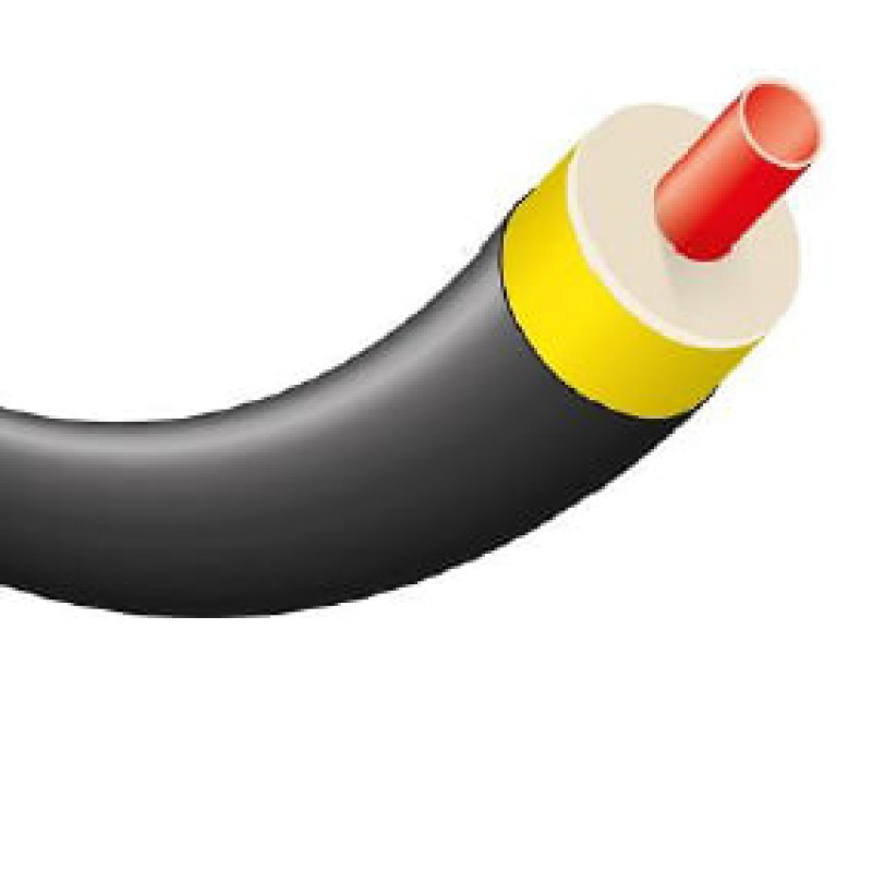 Попередньо ізольовані труби AustroISOL PUR одинарна (AustroISOL PUR single SDR11 - одинарна), фото 1