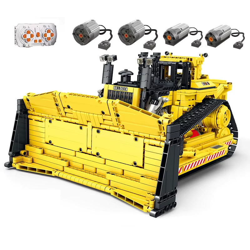 Конструктор бульдозер з пультом 1836 деталей Reobrix Mechanical D11 22001, фото 1