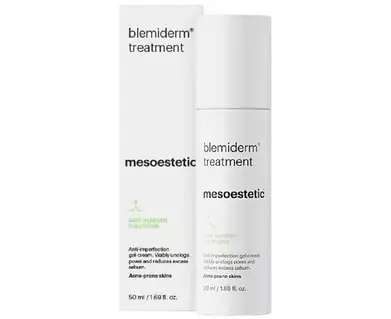 Ночной крем-гель для жирной кожи с акне Mesoestetic Blemiderm Treatment, 50 ml