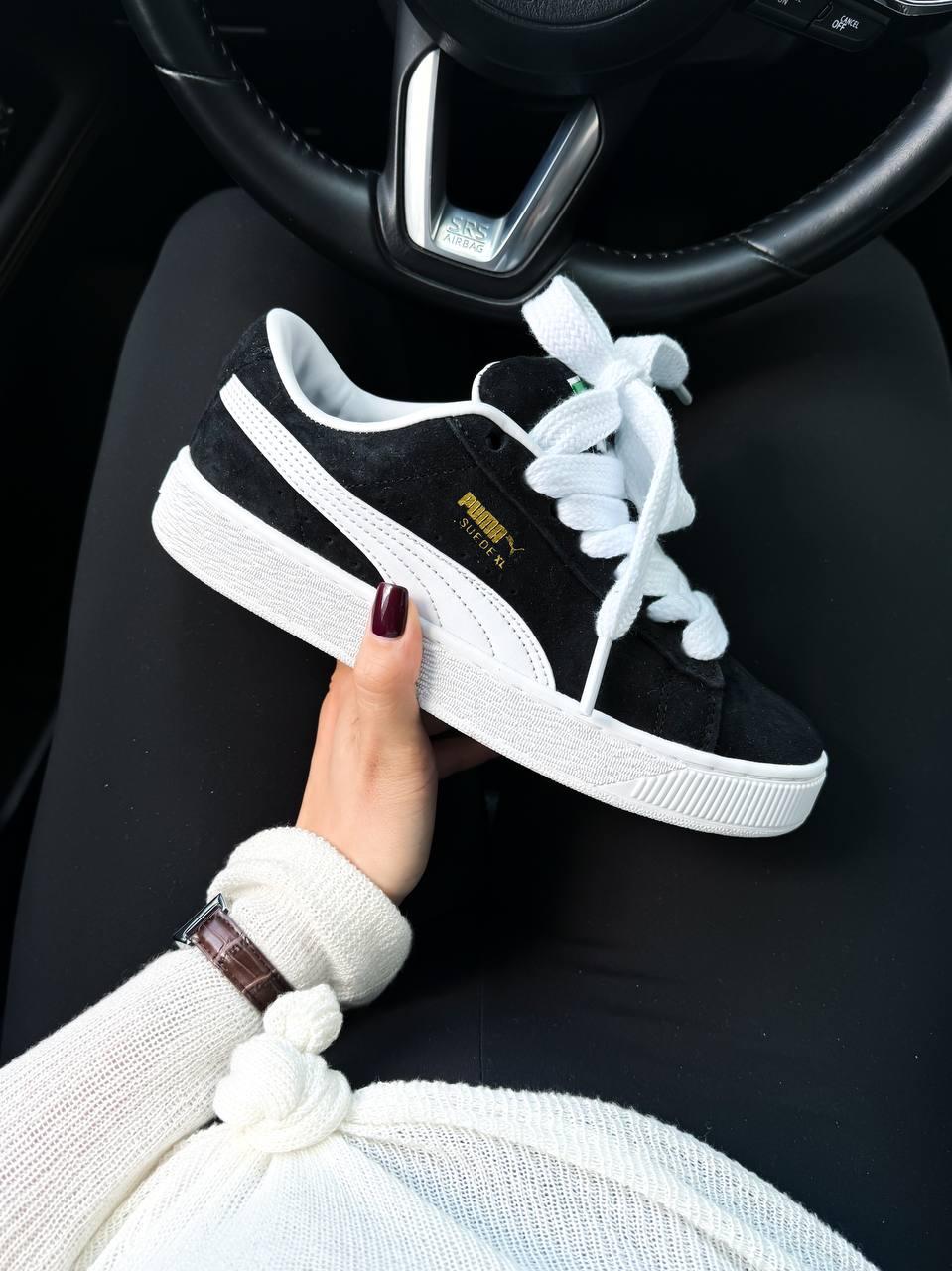 Suede XL Black/White 36