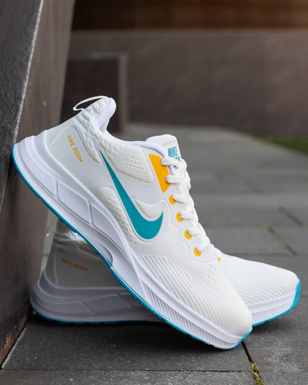 Nike Zoom White Blue Yellow ND 40