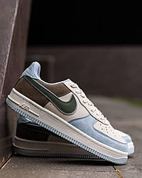 Nike Air Force White Blue Brown ND 40