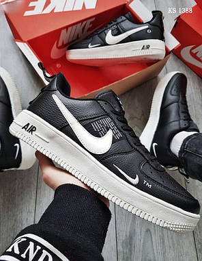 Nike Air Force 1 LV8 (чорно/білі) 44, фото 1