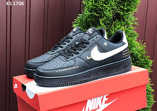 Nike Air Force 1 LV8 Low (чорні), фото 2
