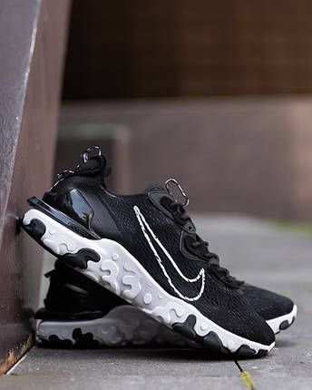 Nike React Vision Black White ND, фото 1