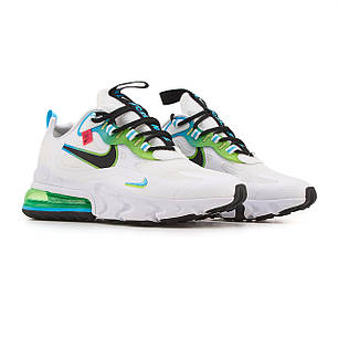 Nike Air Max 270 React WW White Green Blue 37, фото 2