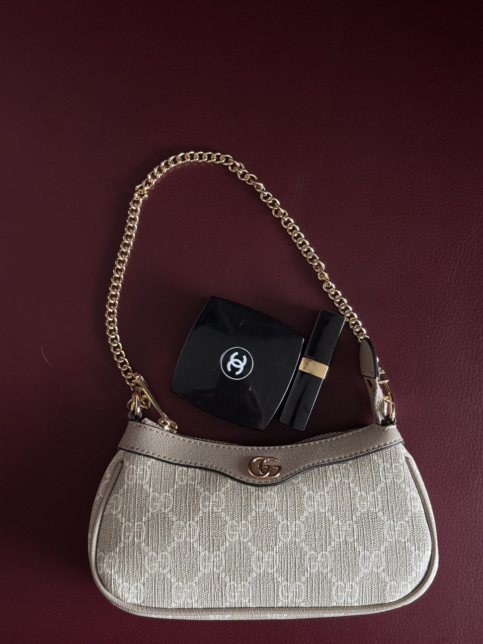 Gucci Ophidia Gg Small Handbag Light [магнітна коробка] 20x11x4