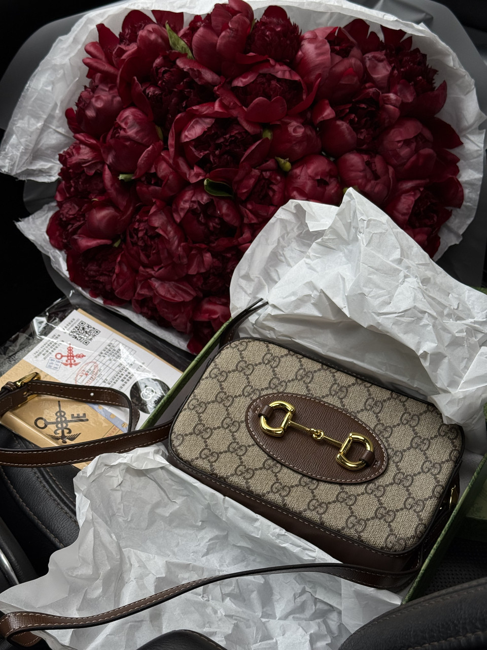 Gucci Horsebit 1955 Small Shoulder Bag Brown   [оригінальна коробка] 20х12.5x6