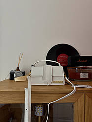 Jacquemus Le Bambino Small Handbag With Adjustable Crossbody WHITE 17х9х5