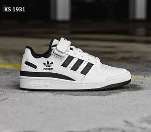 Adidas Forum Low (біло/чорні) 43, фото 2