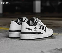 Adidas Forum Low (біло/чорні) 43, фото 3