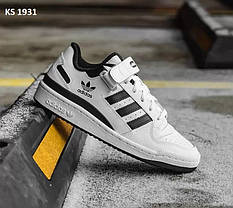 Adidas Forum Low (біло/чорні) 43, фото 4