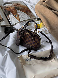 Louis Vuitton Nano Alma Bag Damier Ebene Canvas 18x13x9