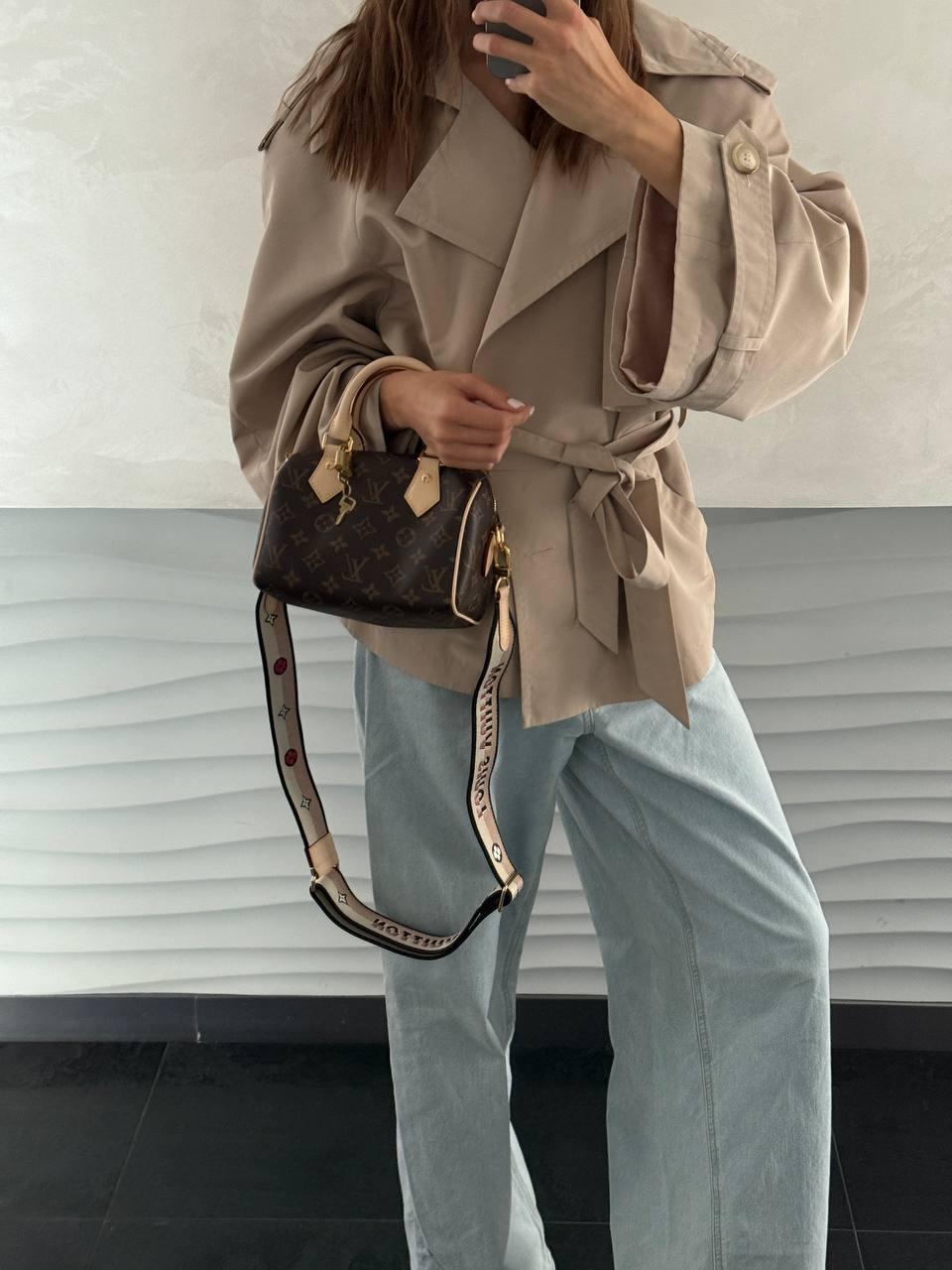 Louis Vuitton Speedy Nano Brown/Milk Коробка магніт 20x15x11