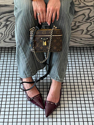 Louis Vuitton Vanity PM Bag Monogram Reverse Coated Canvas Calf [магнітна коробка] 19x12x6, фото 1