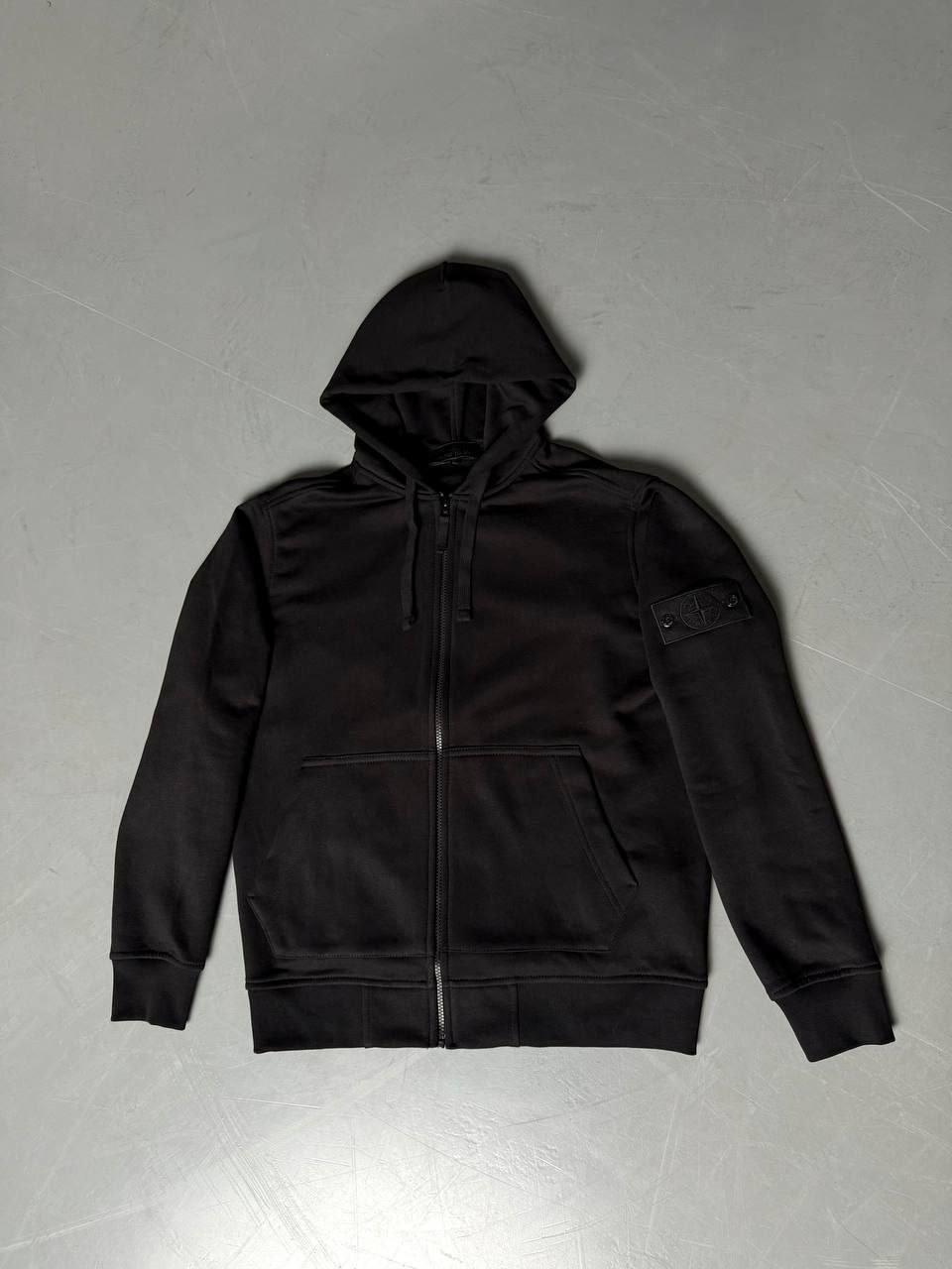 Zip hoodie Stone Island CREWNECK black patch XS