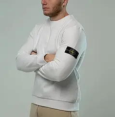 SWEATSHIRT white Stone Island CREWNECK XS