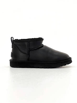 UGG Classic 2 Ultra Mini Black Leather ND, фото 1