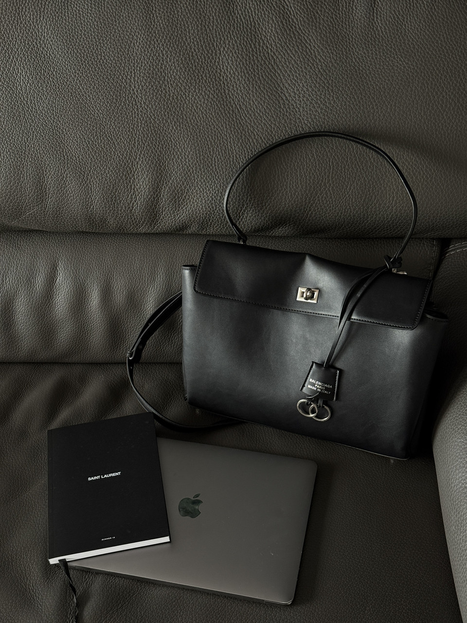 Balenciaga Rodeo Large Black/Silver 35х26х 9