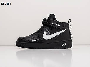 Nike Air Force 1 LV8 High (чорні) 41, фото 2