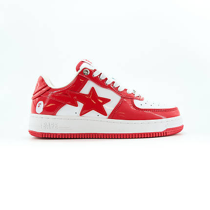 BAPE STA M2 Patent White Red 📦 36, фото 2