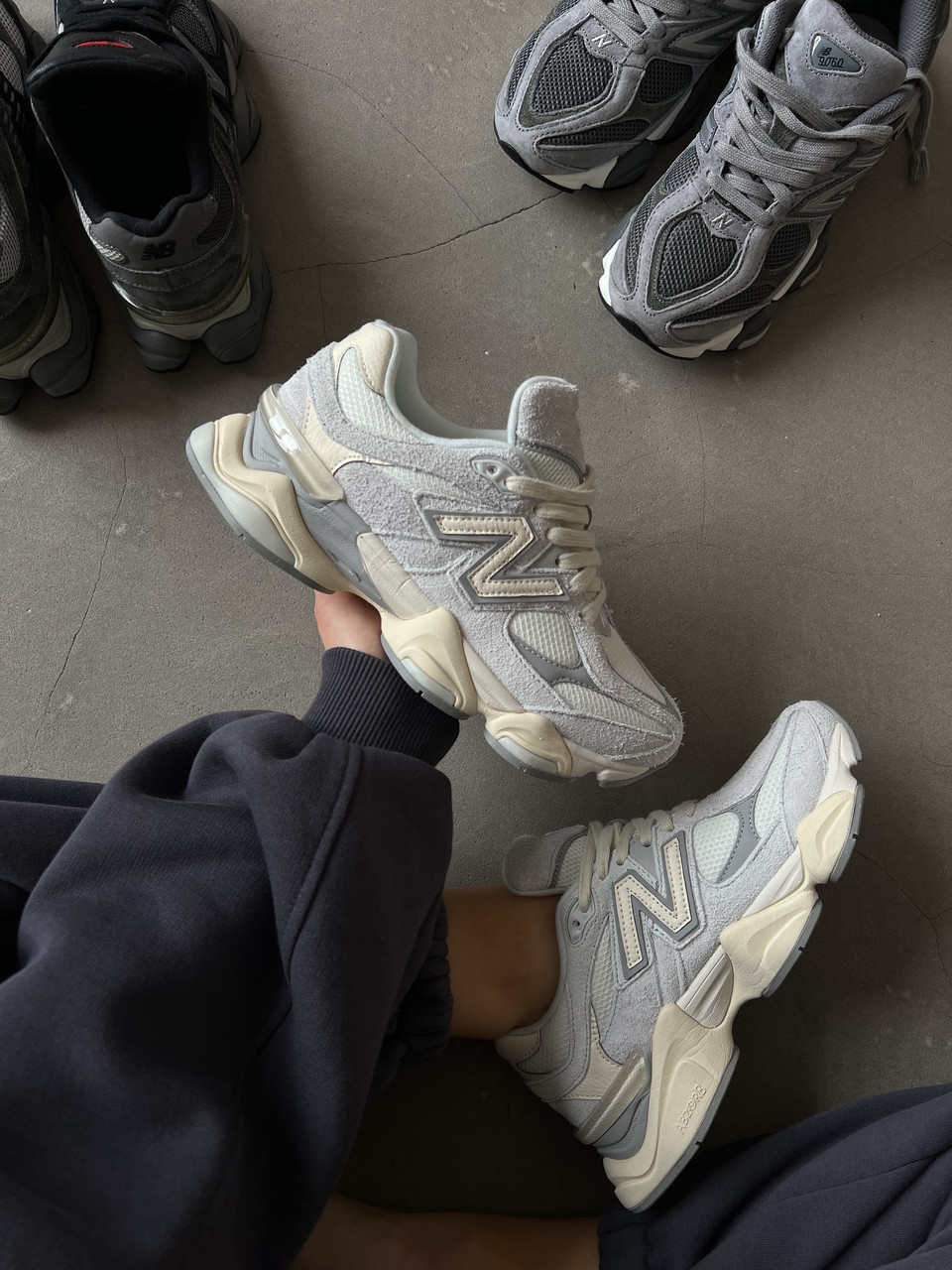 New Balance 9060 quartz grey 36