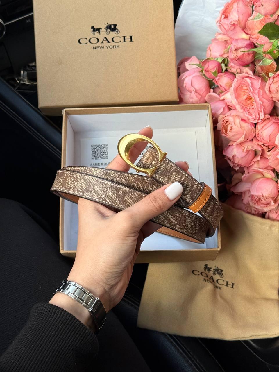 Coach Outlet Signature Buckle Belt 100 x 2.5