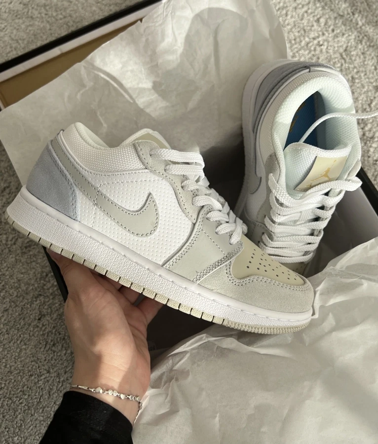 Nike Air Jordan Retro 1 Low Light Grey 36