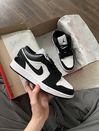 Jordan 1 Low Black White 37, фото 1