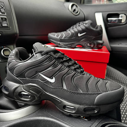 Nike air max TN plus black Gore Tex winter 45, фото 1