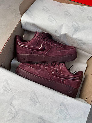 Nike Air Force 1 '07 W Burgundy Crush 37, фото 1