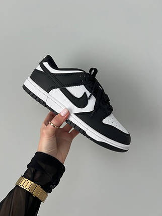 Nike SB Dunk LOW BLACK/WHITE premium 36, фото 1