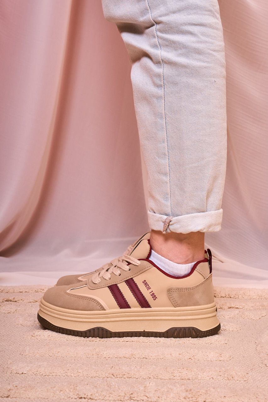 Sneakers 1995 Beige Red 36