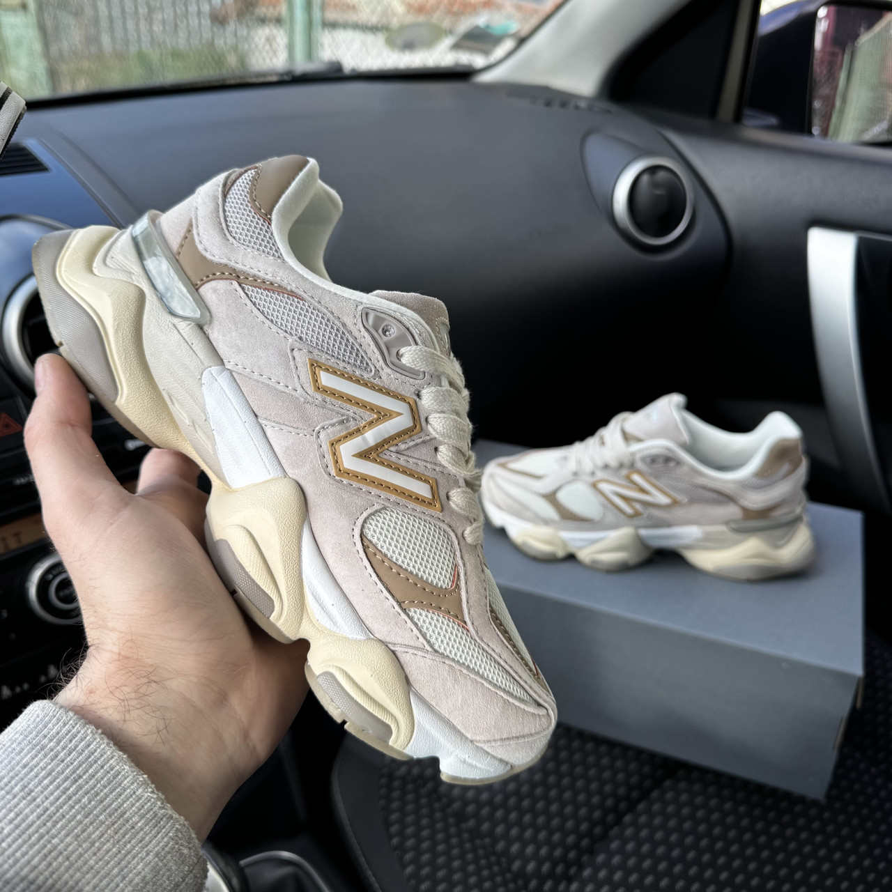 New balance 9060 beige brown