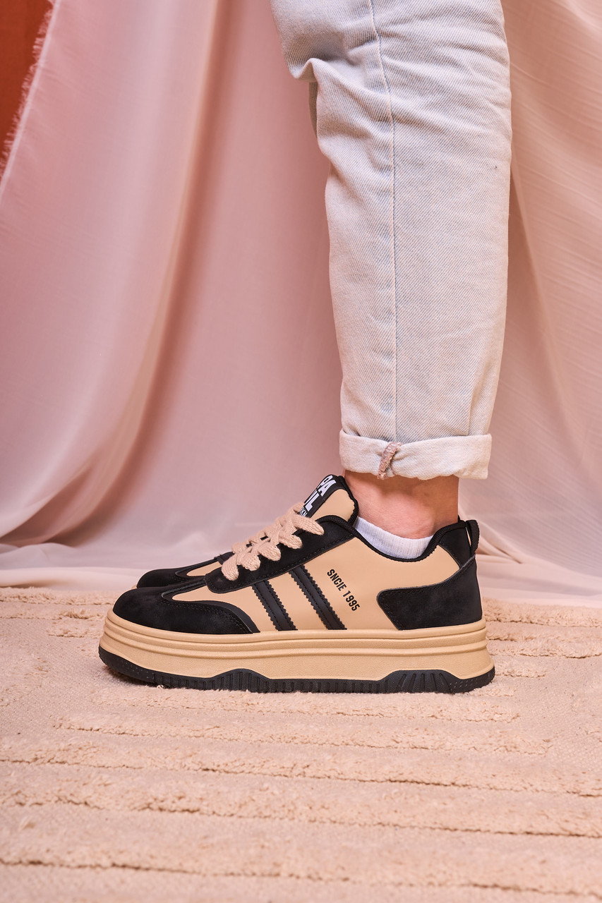 Sneakers 1995 Black Beige 36