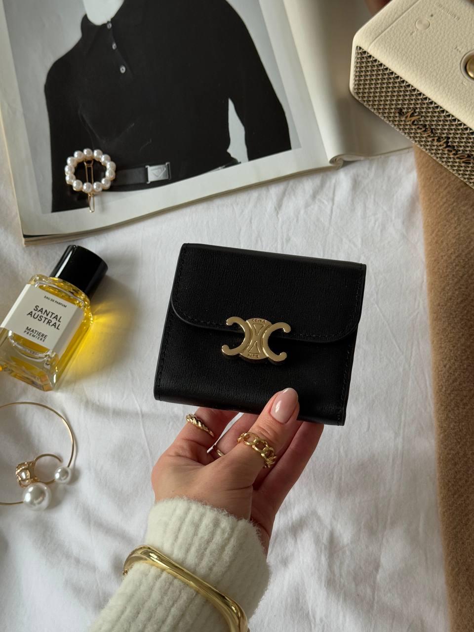 Celine BUSINESS CARD HOLDER TRIOMPHE 10.5x9.5x3