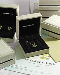 Підвіска Van Cleef & Arpels Alhambra Green 45 см