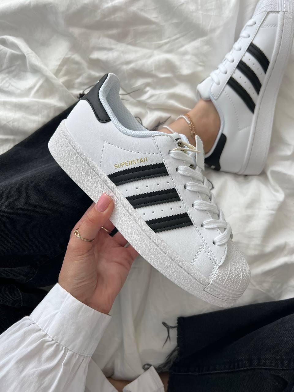 Adidas Superstar White Black 37